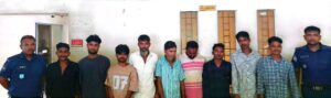চকরিয়ায় পুলিশের বিশেষ অভিযানে অনলাইন জুয়াড়িসহ গ্রেফতার ৯