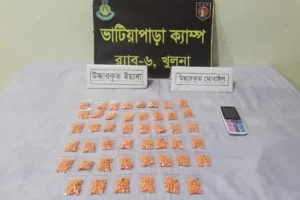 পেটের ভেতরে ২৩০০ পিস ইয়াবা বহন, র‍্যাবের অভিযানে আটক মাদক কারবারি